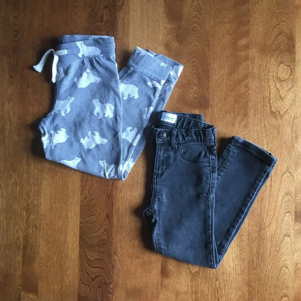 Old Navy gray jeans and joggers 5T